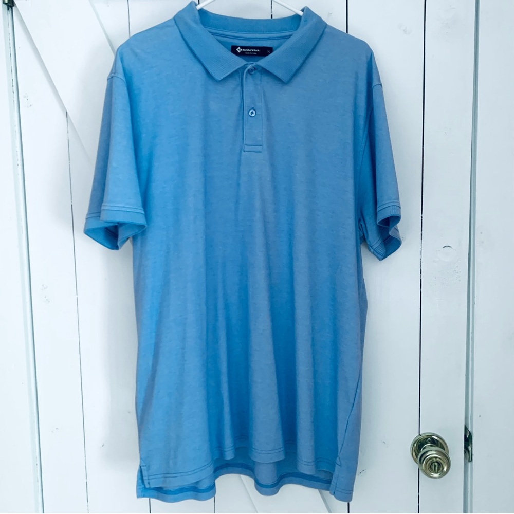 Tennis Polo Shirt Button Down Collar Short Sleeve Golf Polo Business Casual XL